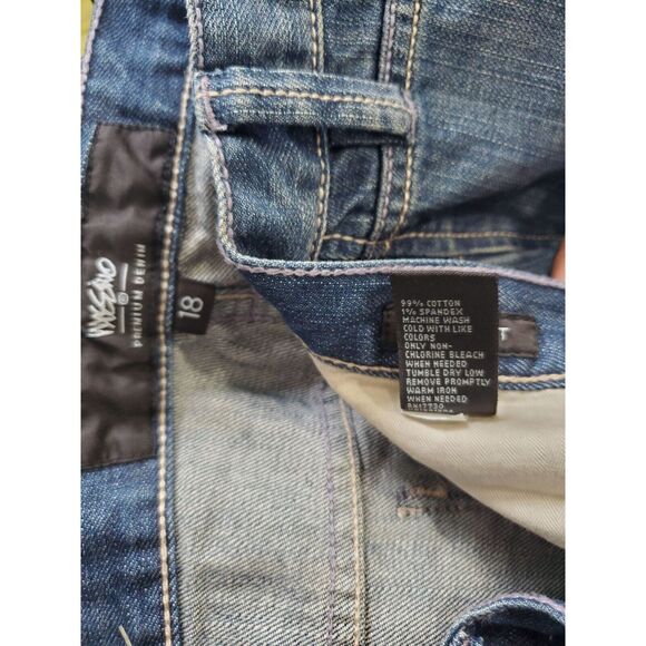 Mossimo Jeans Womens 18 Plus Size Bootcut Medium Wash Mid Rise Denim Bottoms - Picture 8 of 9